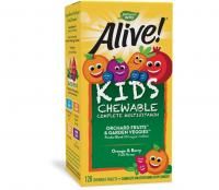 Картинка Дитячі жувальні мультивітаміни Children's Multi-Vitamin Alive! Nature's Way від інтернет-магазину спортивного харчування PowerWay