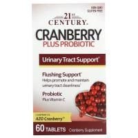 Картинка Журавлина з пробіотиком 21st Century Cranberry plus Probiotic 60 таблеток від інтернет-магазину спортивного харчування PowerWay