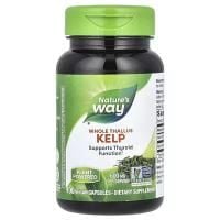 Картинка Ламінарія Nature's Way, Kelp, Whole Thallus 600 мг від інтернет-магазину спортивного харчування PowerWay