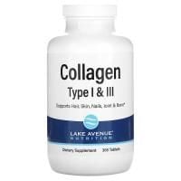Картинка Колаген Lake Avenue Nutrition, Hydrolyzed Collagen Type I & III, 1,000 mg від інтернет-магазину спортивного харчування PowerWay