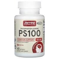 Картинка Фосфатидилсерин Jarrow Formulas PS100 Phosphatidylserine 100 мг 60 гелевых капсул від інтернет-магазину спортивного харчування PowerWay