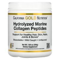 Картинка Морський колаген, гідролізовані пептиди, Hydrolyzed Marine Collagen Peptides, California Gold Nutrition від інтернет-магазину спортивного харчування PowerWay