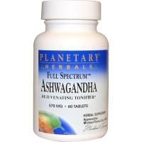 Картинка Ашвагандха повного спектру, Ashwagandha, Planetary Herbals від інтернет-магазину спортивного харчування PowerWay