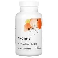 Картинка Червоний дріжджовий рис Thorne Red Yeast Rice + CoQ10 120 капсул від інтернет-магазину спортивного харчування PowerWay