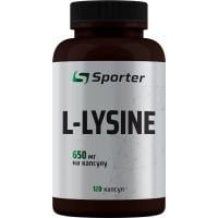 Картинка Л-лізин Sporter L-Lysine 650 мг 120 капсул від інтернет-магазину спортивного харчування PowerWay