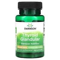 Картинка Підтримка щитовидної залози Swanson Thyroid Glandular 60 капсул від інтернет-магазину спортивного харчування PowerWay