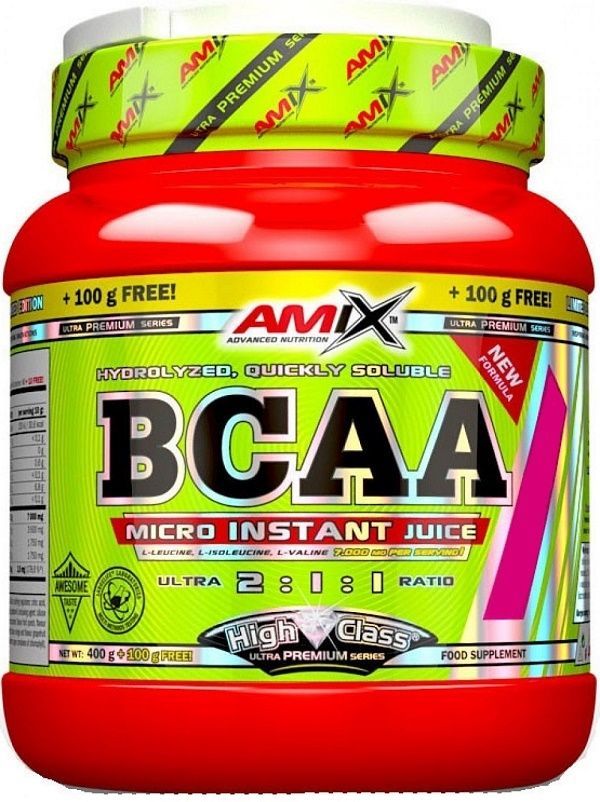 Амінокислоти ВСАА Amix BCAA Micro Instant Juice 500 г зі смаком