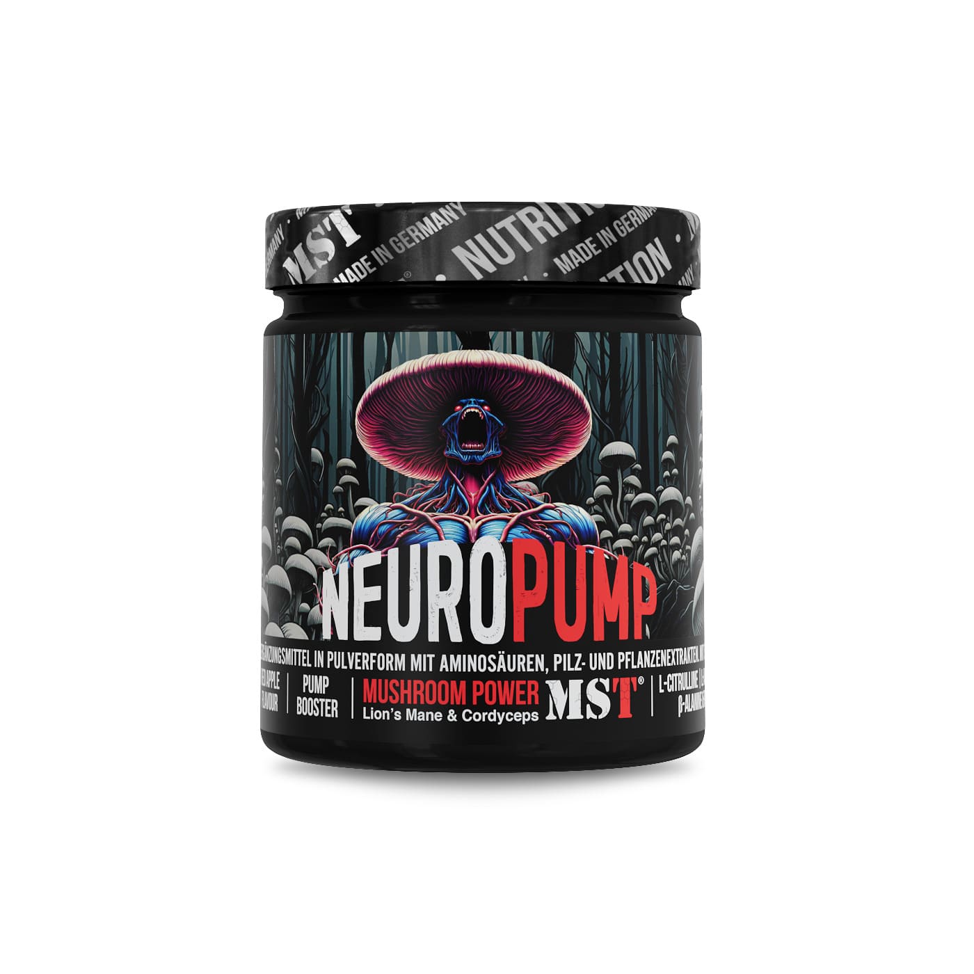 滾りMen's Supplement Передтренувальний комплекс MST Neuro Pump 270 г зі смаком зеленого