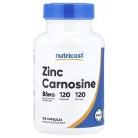 Картинка Цинк карнозин Nutricost Zinc Carnosine 120 капсул від інтернет-магазину спортивного харчування PowerWay