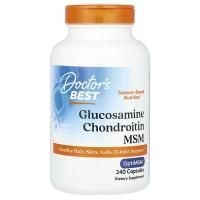 Картинка Glucosamine Chondroitin MSM with OptiMSM Doctor's Best від інтернет-магазину спортивного харчування PowerWay