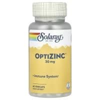 Картинка Цинк Solaray OptiZinc 30 мг 60 капсул від інтернет-магазину спортивного харчування PowerWay