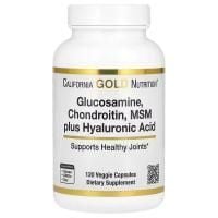 Картинка Засіб для суглобів California Gold Nutrition Glucosamine, Chondroitin, MSM plus Hyaluronic Acid від інтернет-магазину спортивного харчування PowerWay