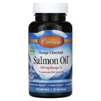 Картинка Лососевий жир з омега-3 Carlson Omega-3 Enriched Salmon Oil  від інтернет-магазину спортивного харчування PowerWay