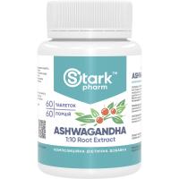Картинка Ашваганда Stark Pharm Ashwagandha 1:10 Root Extract 60 таблеток від інтернет-магазину спортивного харчування PowerWay