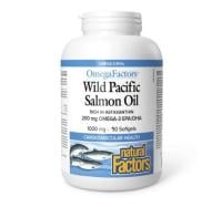 Картинка Жир дикого лосося Natural Factors Wild Pacific Salmon Oil від інтернет-магазину спортивного харчування PowerWay