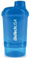 Картинка Шейкер BioTech USA Shaker Wave + Nano 300 ml + 150 ml від інтернет-магазину спортивного харчування PowerWay