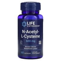 Картинка Ацетилцистеїн Life Extension N-Acetyl-L Cysteine (NAC) 600 мг 60 капсул від інтернет-магазину спортивного харчування PowerWay