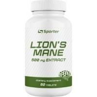Картинка Їжовик гребінчастий Sporter Lion's Mane 500 мг 60 таблеток від інтернет-магазину спортивного харчування PowerWay