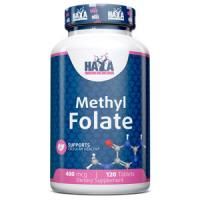 Картинка Метилфолат Haya Labs Methyl Folate 400 мкг 120 таблеток від інтернет-магазину спортивного харчування PowerWay