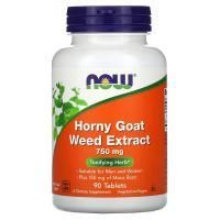 Картинка Екстракт горянки Now Foods Horny Goat Weed Extract 750 мг 90 таблеток від інтернет-магазину спортивного харчування PowerWay