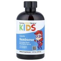 Картинка Сироп з європейської чорної бузини з ехінацеєю California Gold Nutrition Kids Sambucus 120 мл від інтернет-магазину спортивного харчування PowerWay