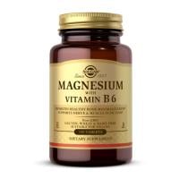Картинка Магній з вітаміном В-6 Solgar Magnesium with Vitamin B6 від інтернет-магазину спортивного харчування PowerWay