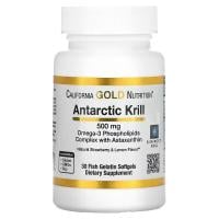 Жир антарктичного криля з астаксантином California Gold Antarctik Krill Картинка Жир антарктичного криля з астаксантином California Gold Antarctik Krill від інтернет-магазину спортивного харчування PowerWay