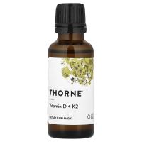 Картинка Вітамін Д3 та К2 Thorne Vitamin D3 and K2 30 мл від інтернет-магазину спортивного харчування PowerWay