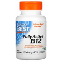 Вітамін В12 (метилкобаламін), Active B12, Doctor's Best,1500 мг