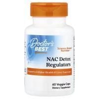Картинка Амінокислота N-ацетилцистеїн, NAC Detox Regulators, Doctor's Best від інтернет-магазину спортивного харчування PowerWay