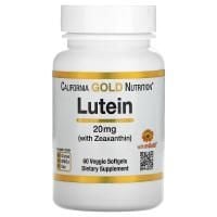 Картинка Лютеїн із зеаксантином California Gold Nutrition Lutein with Zeaxanthin від інтернет-магазину спортивного харчування PowerWay