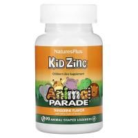 Картинка Цинк для дітей Nature's Plus Animal Parade Kid Zinc Lozenges 90 жувальних таблеток зі смаком мандарин від інтернет-магазину спортивного харчування PowerWay