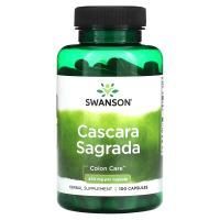 Картинка Каскара саграда Swanson Cascara Sagrada 450 мг 100 капсул від інтернет-магазину спортивного харчування PowerWay