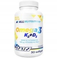 Омега -3 з К2 та Д3 All Nutrition Omega 3 K2 + D3