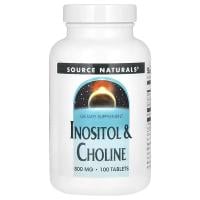 Картинка Інозитол та холін Source Naturals Inositol and Choline від інтернет-магазину спортивного харчування PowerWay