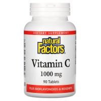 Картинка Вітамін С з біофлавоноїдами та шипшиною Natural Factors Vitamin C1000 мг від інтернет-магазину спортивного харчування PowerWay