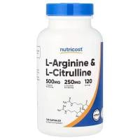 Картинка Цитрулін та аргінін Nutricost L-Arginine and L-Citrulline від інтернет-магазину спортивного харчування PowerWay