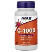 Картинка Now Foods Vitamin C with Rose hips від інтернет-магазину спортивного харчування PowerWay