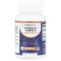 Картинка Сінна паличка Vitamatic Bacillus subtilis 60 капсул з гіпромелозою DRcaps від інтернет-магазину спортивного харчування PowerWay