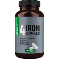 Картинка Комплекс із залізом Sporter 4 Iron Complex 60 капсул від інтернет-магазину спортивного харчування PowerWay