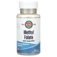 Картинка Метилфолат KAL Methyl Folate 400 мкг DFE 90 таблеток від інтернет-магазину спортивного харчування PowerWay