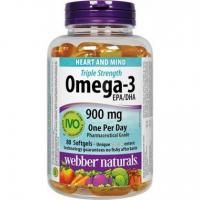 Картинка Омега-3, Triple Strength Omega-3, Webber Naturals від інтернет-магазину спортивного харчування PowerWay