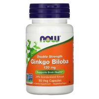 Картинка Гінкго білоба NOW Foods Ginkgo Biloba Double Strength від інтернет-магазину спортивного харчування PowerWay