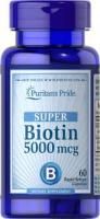 Картинка Вітамін В7 (Н) Біотин Puritan's Pride Biotin 5000 mcg від інтернет-магазину спортивного харчування PowerWay