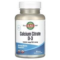Картинка Кальцій Цитрат з вітаміном Д3 KAL Calcium Citrate D3 від інтернет-магазину спортивного харчування PowerWay