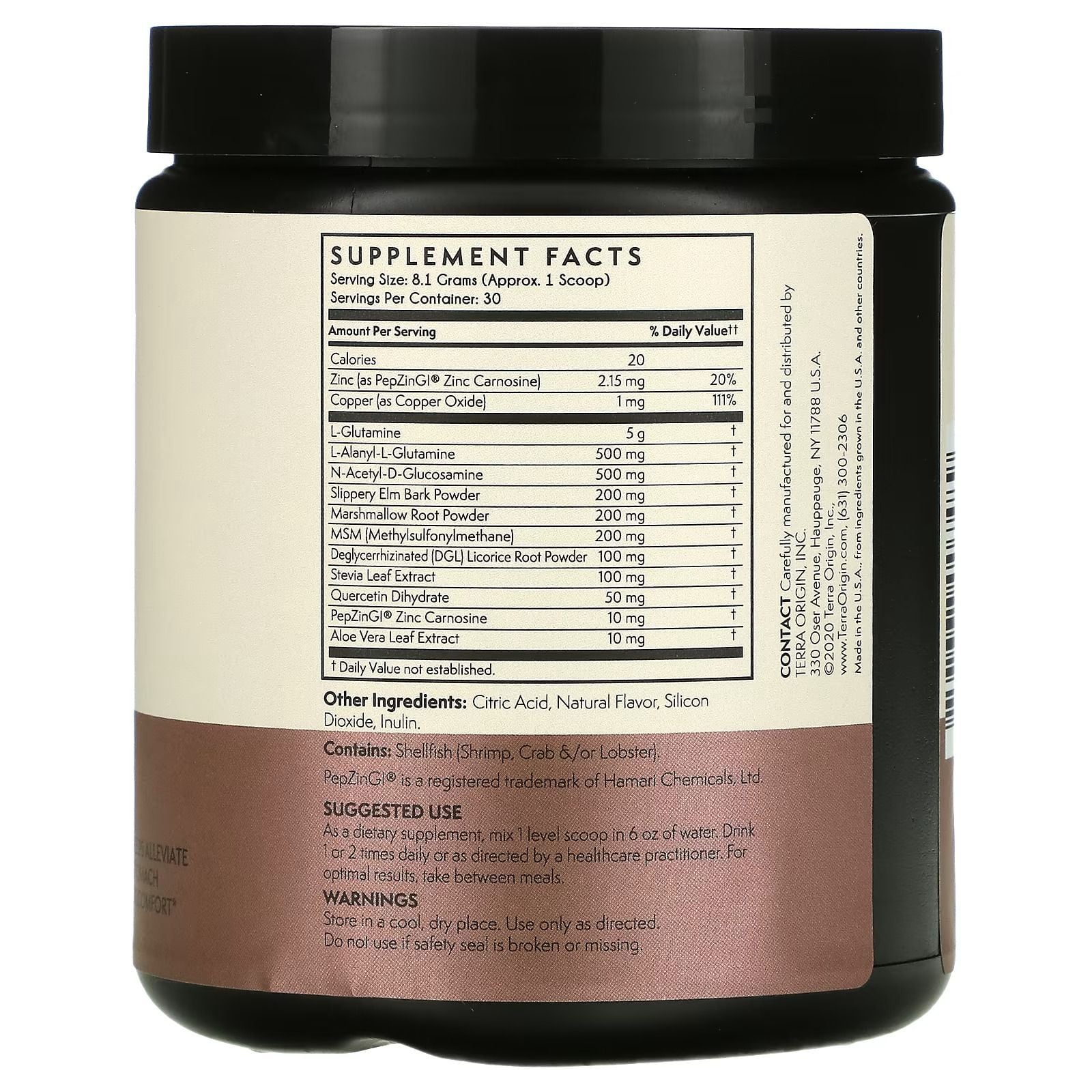 Здоровий кишечник Terra Origin Healthy Gut 243 г зі смаком ягід