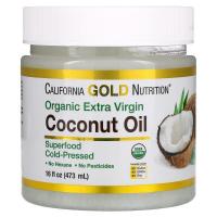 Картинка Кокосова олія першого холодного віджиму, California Gold Nutrition Extra virgin Coconut Oil  від інтернет-магазину спортивного харчування PowerWay
