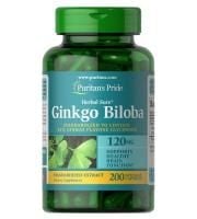 Картинка Гінкго Білоба, Ginkgo Biloba Standardized Extract Puritan's Pride від інтернет-магазину спортивного харчування PowerWay