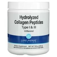 Картинка Пептиди гідролізованого колагену типів I і III Lake Avenue Nutrition Hydrolyzed Collagen Type I & III від інтернет-магазину спортивного харчування PowerWay