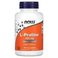 Картинка L-пролін Now Foods L-Proline 500 мг 120 капсул від інтернет-магазину спортивного харчування PowerWay